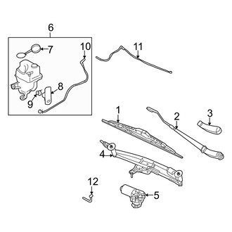 Mercury OE - Windshield - Wiper & Washer Components