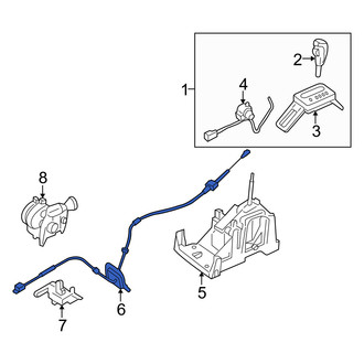 Mercury OE - Automatic Transmission Shifter Cable