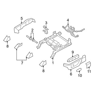 Mercury OE - Seats & Tracks - Tracks & Components