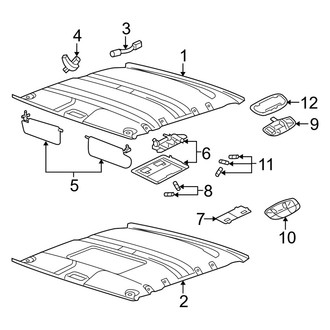 Mercury OE - Roof - Interior Trim