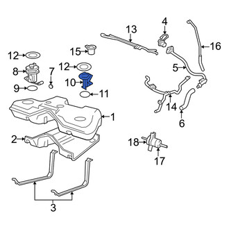 Mercury OE - Fuel Sender and Hanger Assembly