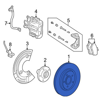 Mercury OE - Rear Disc Brake Rotor