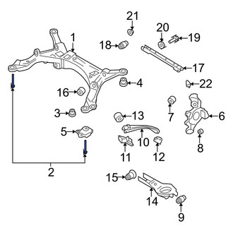 Mercury OE - Suspension Crossmember Bolt