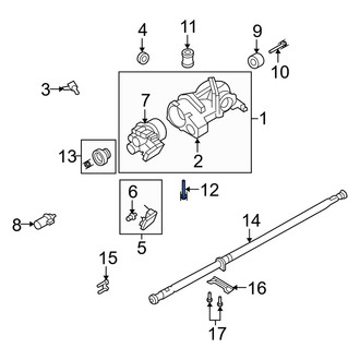 Mercury OE - Differential Housing Bolt