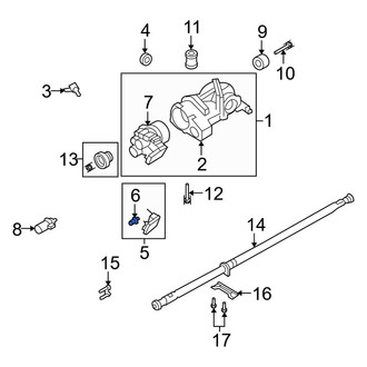 Mercury OE - Rear Differential Oil Temperature Sensor