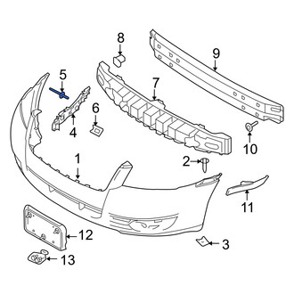 Mercury OE - Front Bumper Guide Rivet