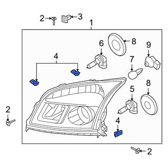 Mercury OE - Bumper Cover Nut