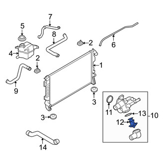 Mercury OE - Engine Coolant Thermostat