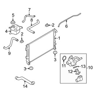 Mercury OE - Cooling - Radiator & Components