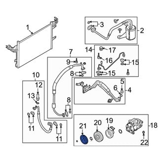Mercury OE - A/C Compressor Clutch Drive