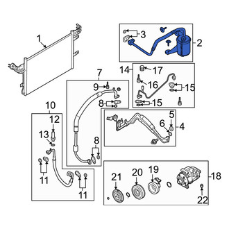 Mercury OE - A/C Receiver Drier