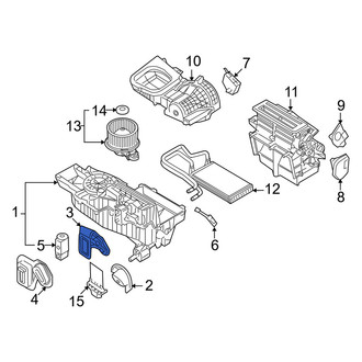Mercury OE - HVAC Unit Case Bracket