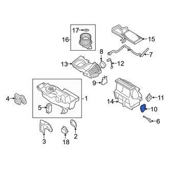 Mercury OE - HVAC Air Inlet Door Actuator
