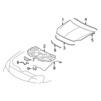 Mercury OE - Hood & Components
