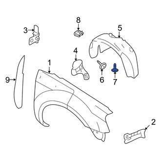 Mercury OE - Package Tray Trim Clip