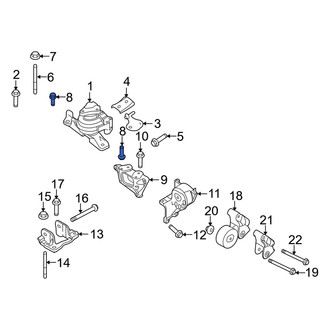 Mercury OE - Engine Mount Bolt
