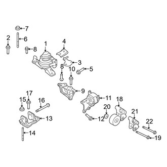 Mercury OE - Engine / Transaxle - Engine & Transmission Mounting