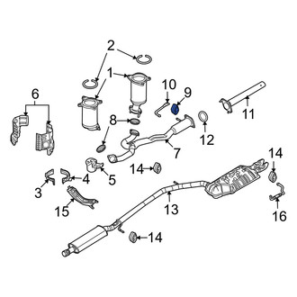 Mercury OE - Exhaust System Hanger Insulator