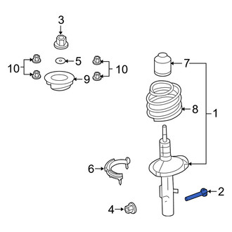 Mercury OE - Front Suspension Strut Bolt