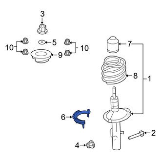 Mercury OE - Front Coil Spring Insulator