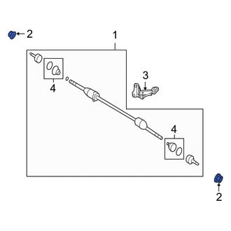 Mercury OE - CV Joint Nut