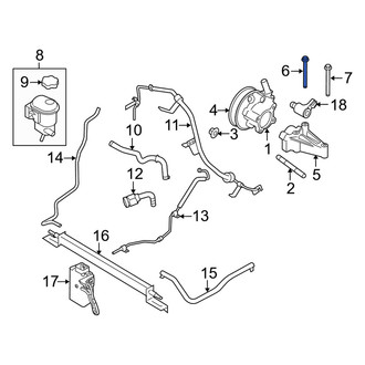 Mercury OE - Power Steering Pump Mounting Bolt