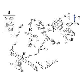 Mercury OE - Power Steering Pump Mounting Bolt