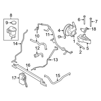 Mercury OE - Steering Gear & Linkage - Pump & Hoses