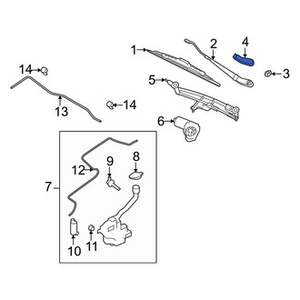 Mercury OE - Front Wiper Arm Cover