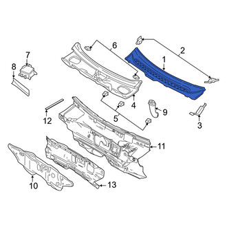 Mercury OE - Front Cowl Cover