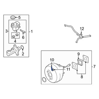 Mercury OE - Power Brake Booster Check Valve
