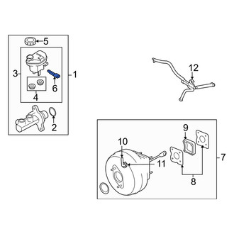 Mercury OE - Brake Master Cylinder Reservoir Cap