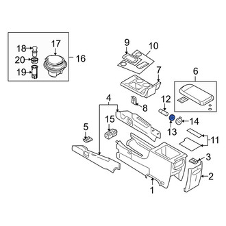 Mercury OE - 12 Volt Accessory Power Outlet Housing