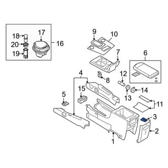 Mercury OE - Console Panel Clip