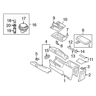 Mercury OE - Center Console (Center Console & Components)