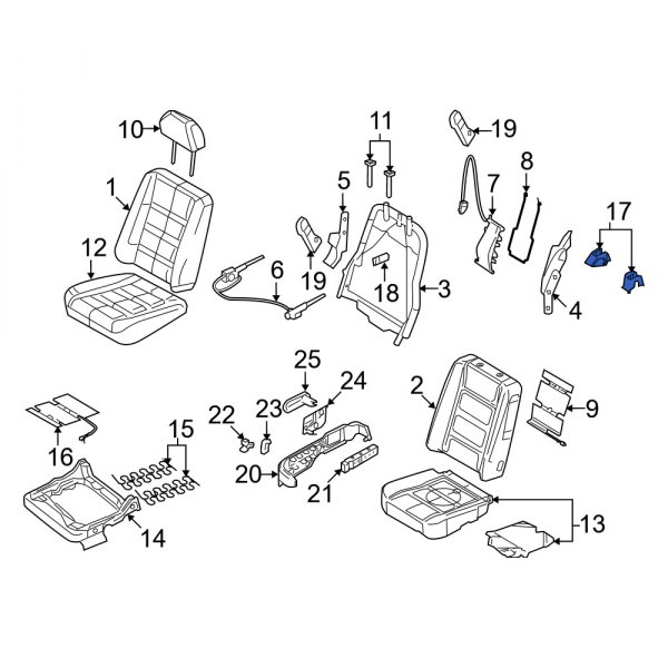 Seat Hinge Cover