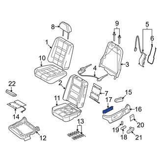 Mercury OE - Front Left Power Seat Switch