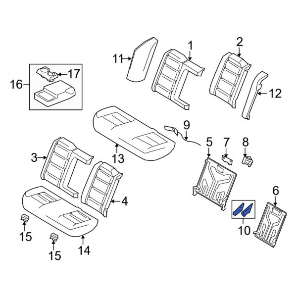 Seat Hinge Cover