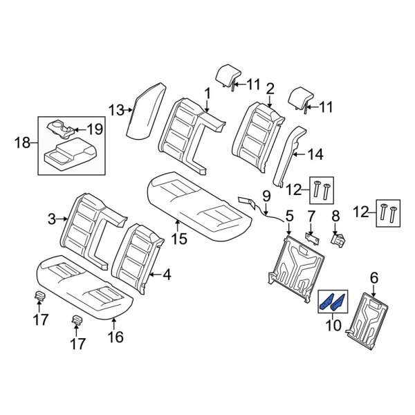 Seat Hinge Cover