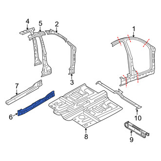 Mercury OE - Left Inner Rocker Panel