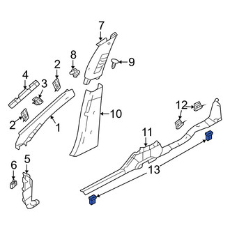 Mercury OE - Door Sill Plate Clip