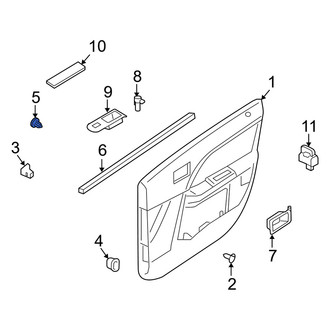 Mercury OE - Rear Door Interior Trim Panel Retainer