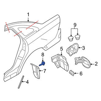 Mercury OE - Mud Guard Clip