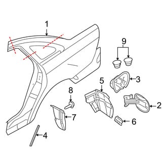 Mercury OE - Quarter Panel & Components