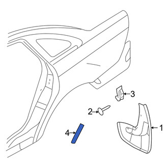 Mercury OE - Rear Stone Guard