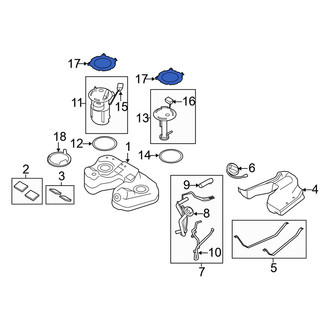 Mercury OE - Fuel Tank Lock Ring