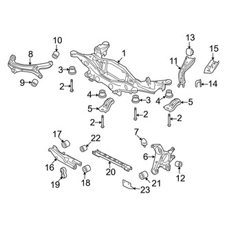 Mercury OE - Rear Suspension - Suspension Components (AWD)