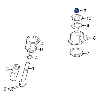 Mercury OE - Rear Suspension Strut Nut