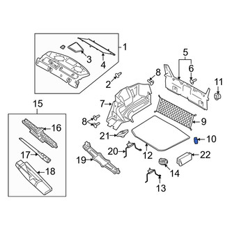 Mercury OE - Rear Tie Down Hook