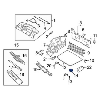 Mercury OE - Spare Tire Nut